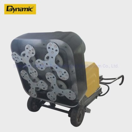 地上電気研磨機フロアグラインダー（DY-630）の後ろに歩く