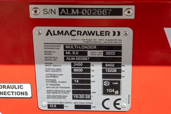 AlmaCrawler Multi-Loader 6.0 Tracked Carrier