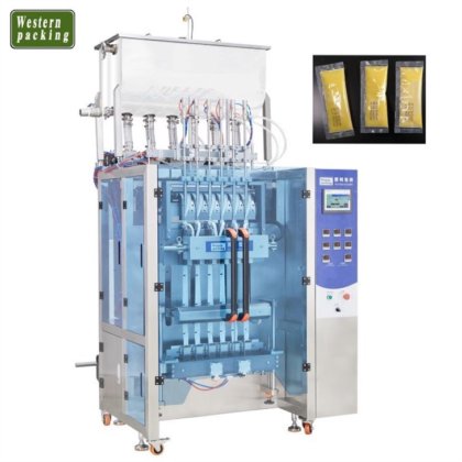 マルチレーン三方小袋ゼリー包装機