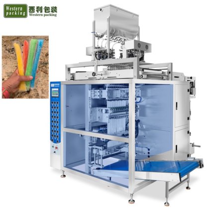 マルチレーンサシェ洗口液包装機