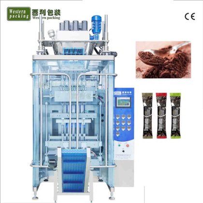 マルチレーンインスタントコーヒーパウダースティック充填パッケージングマシン