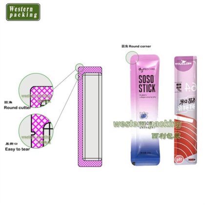 マルチレーン3サイドスティックパウダーパッケージングマシン