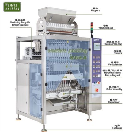 マルチレーンコーヒースティック包装機