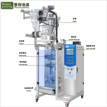 ツインパックの袋袋包装機