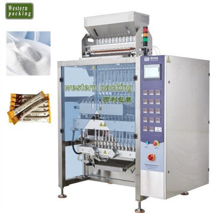 砂糖用マルチレーンスティックサシェ包装機