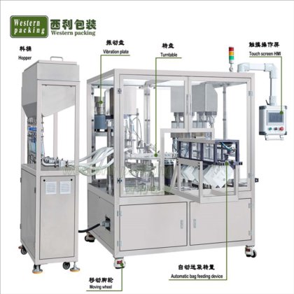 ソースポーチパッキングマシン