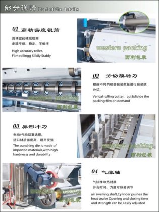 マルチレーンシリカゲルサシェバッグ包装機