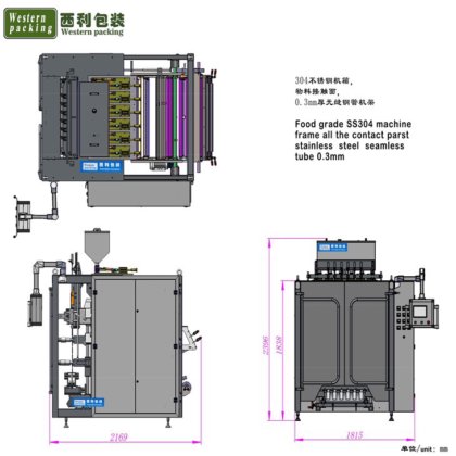 マルチレーンスティックマスタードサラダ包装機