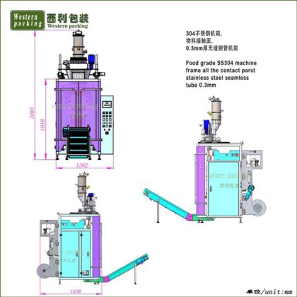 スティックパック充填機の袋