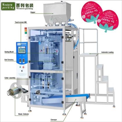 マルチレーン不規則な形状袋詰め機