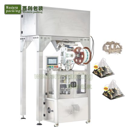 不織布ナイロンピラミッド型ティーバッグ包装機
