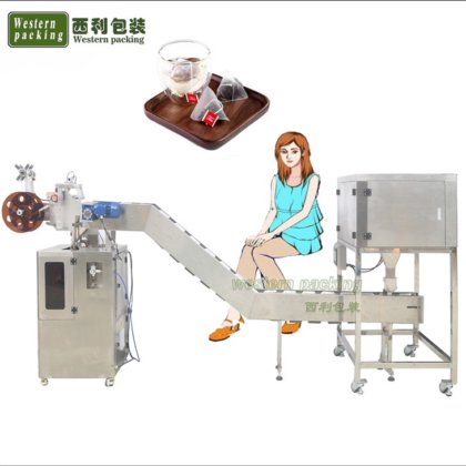 不織布ナイロンピラミッド型ティーバッグ包装機