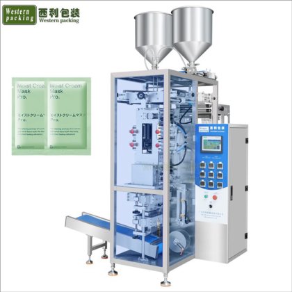 ソースを包装する機械