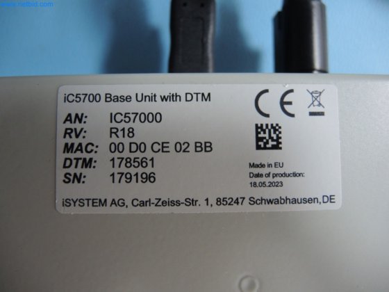 Debugger / On-Chip Analyzer iSystem iC5700 Base Unit with DTM in ...