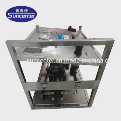 Suncenter Air Driven Max 800bar Output Gas Pressure Booster Pump System ...
