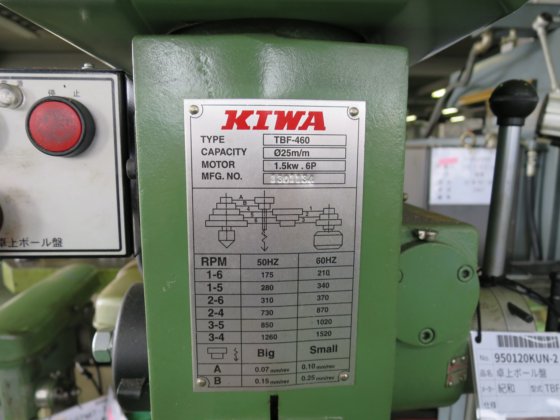 (株)紀和鉄工所 TBF-460