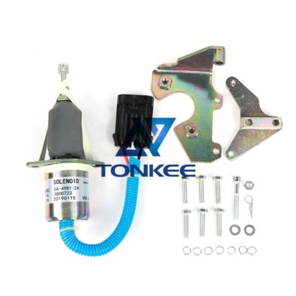 用于康明斯柴油发动机的 SA-4981-24 24V 燃油关闭电磁阀 Partsdic