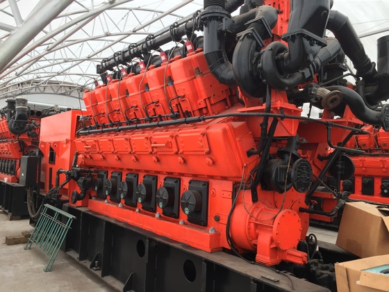 Used Waukesha 12V-AT25GL Generator Set