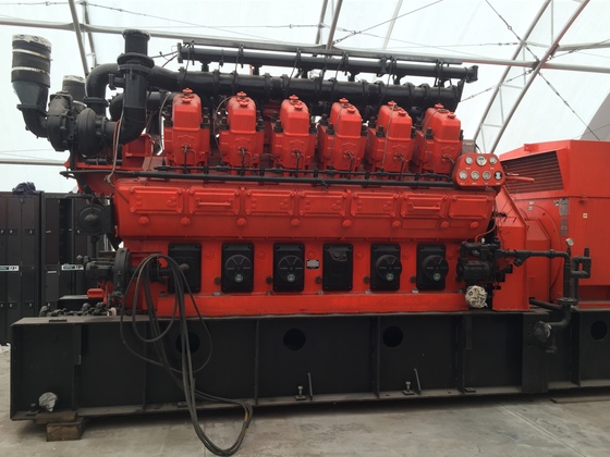 Used Waukesha 12V-AT25GL Generator Set
