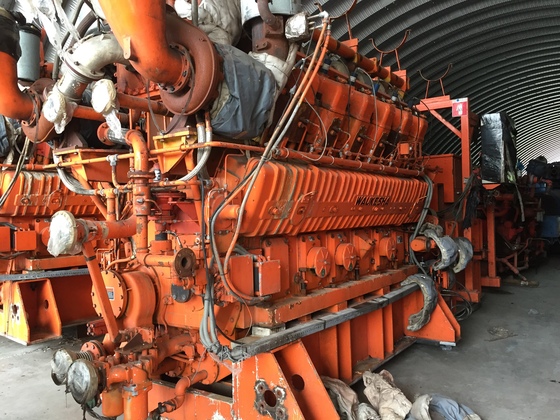 Used Waukesha 12V-AT27GL Generator Set