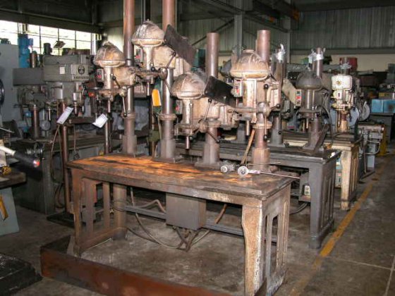 20" WALKER TURNER 4-SPINDLE DRILL
