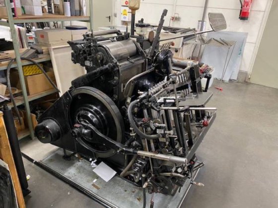 1953 年海德堡 T 型凸版印刷机