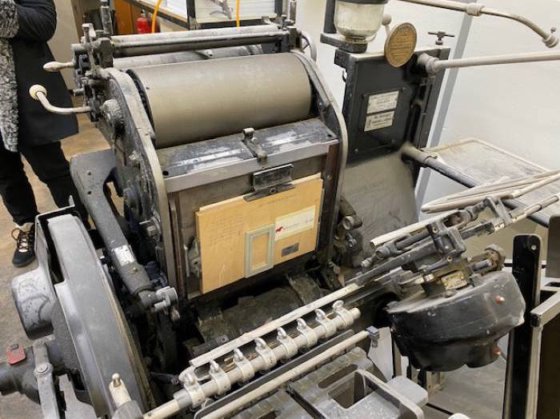 1966 年海德堡 T 型凸版印刷机