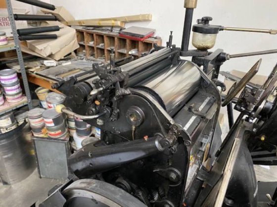 1963 海德堡 T 型凸版印刷机