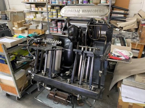 1963 海德堡 T 型凸版印刷机