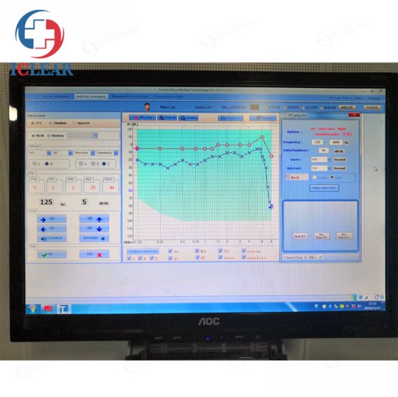 Hearing Test FPT Fine Audiometry Tympanometry Middle Ear Analyzer in ...