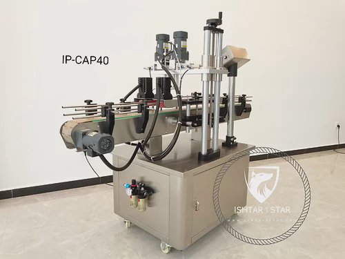 Automatic inline capping machine