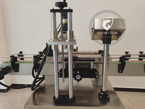 Automatic inline capping machine