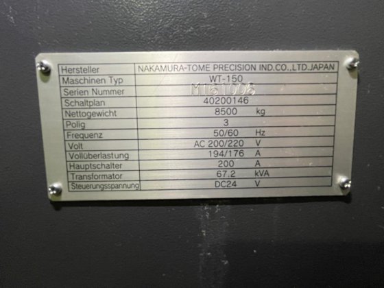 2011 Nakamura WT 150