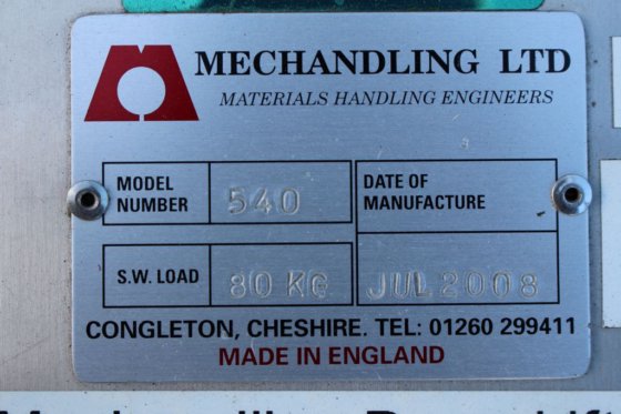 Mechandling ステンレススチール製電動ドラムリフターティッパー