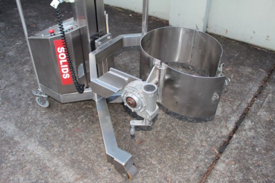 Mechandling ステンレススチール製電動ドラムリフターティッパー