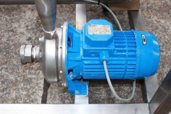 循環ポンプ付きテラルバチューブ熱交換器