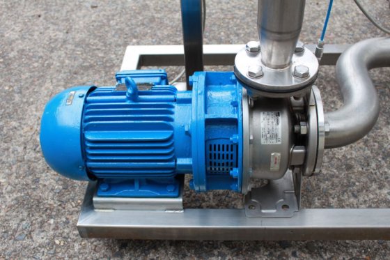 循環ポンプ付きテラルバチューブ熱交換器