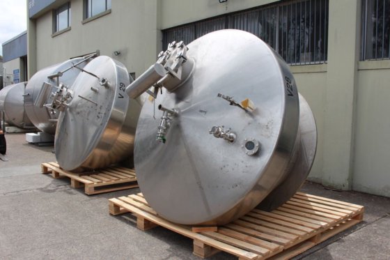 阿法拉伐不锈钢保温压力锥形容器