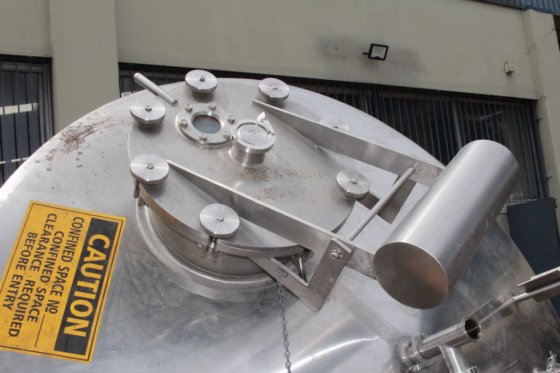 阿法拉伐不锈钢保温压力锥形容器