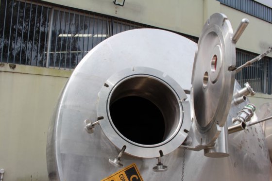 阿法拉伐不锈钢保温压力锥形容器