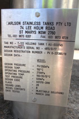 卡尔森不锈钢保温真空罐/压力罐