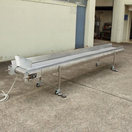 ステンレスベルトリンクコンベア