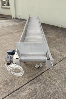 ステンレスベルトリンクコンベア