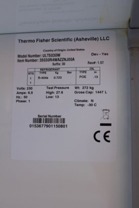 Thermo Scientific 实验室冷冻机