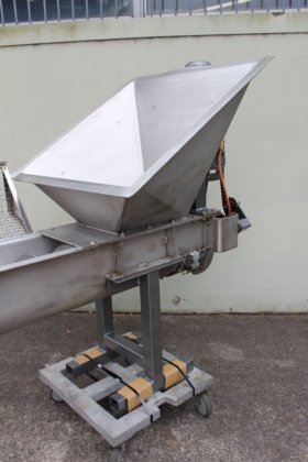 Jacmor 不锈钢移动螺旋输送机