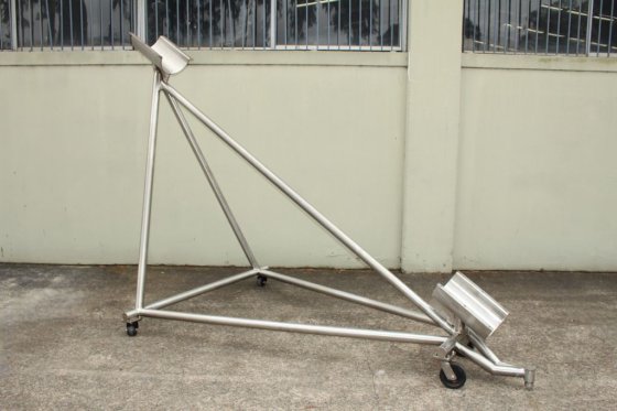 Jacmor 不锈钢移动螺旋输送机