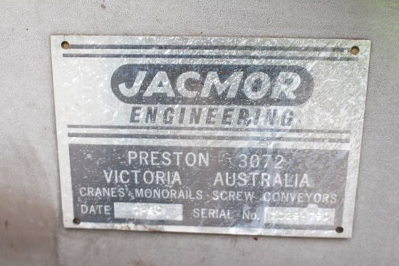 Jacmor 不锈钢移动螺旋输送机