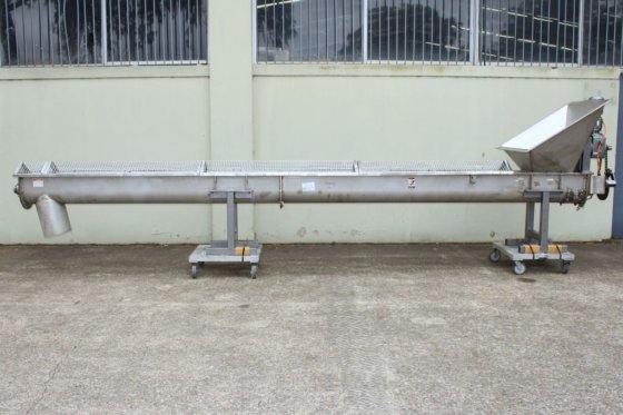 Jacmor 不锈钢移动螺旋输送机