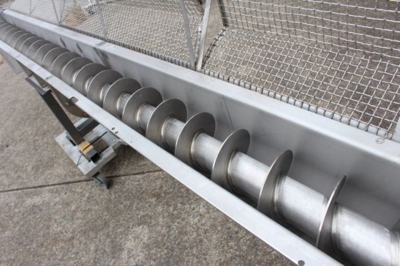 Jacmor 不锈钢移动螺旋输送机