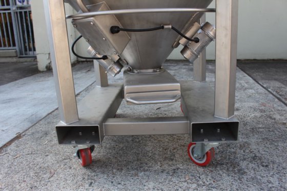 不锈钢移动料斗